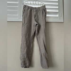 Tommy Bahama Beach Coast Linen-Blend Elastic-Waist Pants